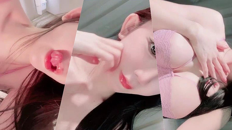 燃烧我的小宇宙吧！大奶特别圆润，逼逼很是粉嫩而且人特美，这是要撸死的节奏 (2)